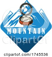 Mountain And Compass by Vector Tradition SM