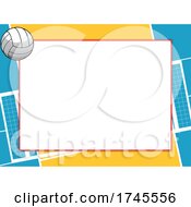 Poster, Art Print Of Volleyball Background