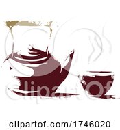 Poster, Art Print Of Teapot And Cup