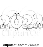 Poster, Art Print Of New Year 2022 Chicken Numbers