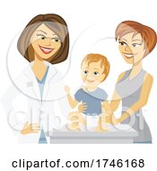 Poster, Art Print Of Happy Pediatrician And Patient