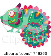Colorful Chameleon by Vector Tradition SM