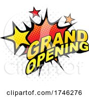 Comic Pop Art Styled Grand Opening Business Design
