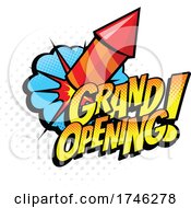 Comic Pop Art Styled Grand Opening Business Design