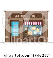 Antique Store Business Facade by Vector Tradition SM