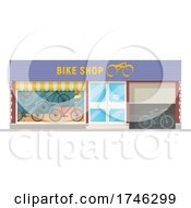 Bike Shop Business Facade by Vector Tradition SM