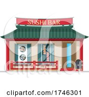 Sushi Bar Business Facade by Vector Tradition SM