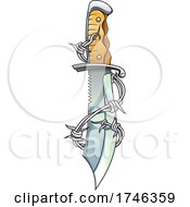 Poster, Art Print Of Dagger And Barbed Wire