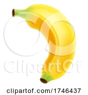 Banana Fruit Cartoon Emoji by AtStockIllustration