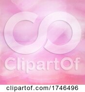Poster, Art Print Of Pastel Pink Watercolour Texture