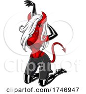 Poster, Art Print Of Sexy Female Devil