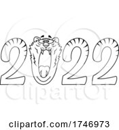 Black And White Year 2022 Tiger Numbers