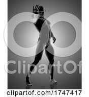 Poster, Art Print Of 3d Male Figure Holding His Hand Out In Front