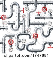 Poster, Art Print Of Pipe Water Sewage Pipeline Plumbing Gas Background