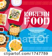 Poster, Art Print Of Korean Food