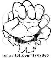 Monster Claw Cartoon Hand