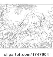 Poster, Art Print Of Parrot In A Tree