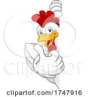 Poster, Art Print Of Chicken Rooster Cockerel Bird Cartoon Character