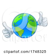 Earth Globe World Mascot Cartoon Character