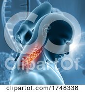 Poster, Art Print Of Man With Neck Pain