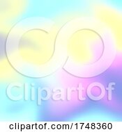 Poster, Art Print Of Unicorn Pastel Coloured Style Background