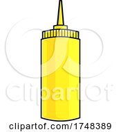 Mustard Condimment Bottle