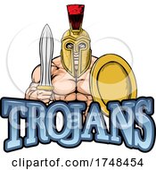Poster, Art Print Of Trojan Sports Mascot