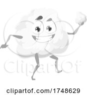 Poster, Art Print Of Cotton Ball Mascot