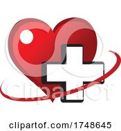 Poster, Art Print Of Medical Cross And Heart