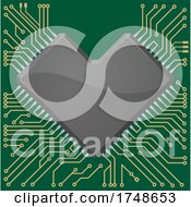 Poster, Art Print Of Circuit Heart