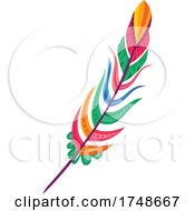 Poster, Art Print Of Mexican Themed Feather