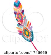 Poster, Art Print Of Mexican Themed Feather