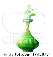 Spell Bottle With A Plant