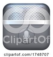 3d Microphone Icon