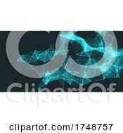 Poster, Art Print Of Abstract Low Poly Technology Banner Design