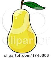 Poster, Art Print Of Cartoon Pear