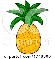 Poster, Art Print Of Cartoon Pineapple