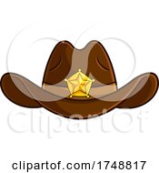 Poster, Art Print Of Cartoon Sheriff Hat