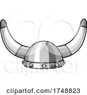Poster, Art Print Of Cartoon Viking Horn Hat