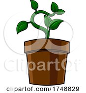 Poster, Art Print Of Cartoon Potted Plant