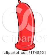 Poster, Art Print Of Cartoon Condom
