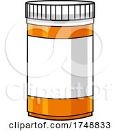 Poster, Art Print Of Cartoon Pill Bottle