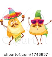 Mexican Tortilla Chip Mascots by Vector Tradition SM