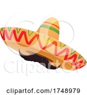 Sombrero With A Mustache by Vector Tradition SM