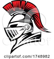 Poster, Art Print Of Knight Or Spartan Helmet
