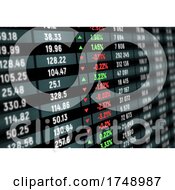 Stock Exchange Board With Market Index