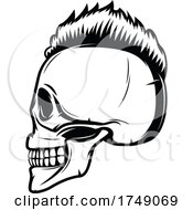 Skull With A Mohawk