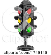 Poster, Art Print Of Traffic Light Post