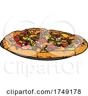 Cartoon Pizza by dero