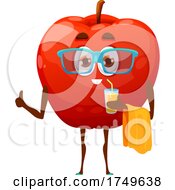 Poster, Art Print Of Relaxed Apple Character